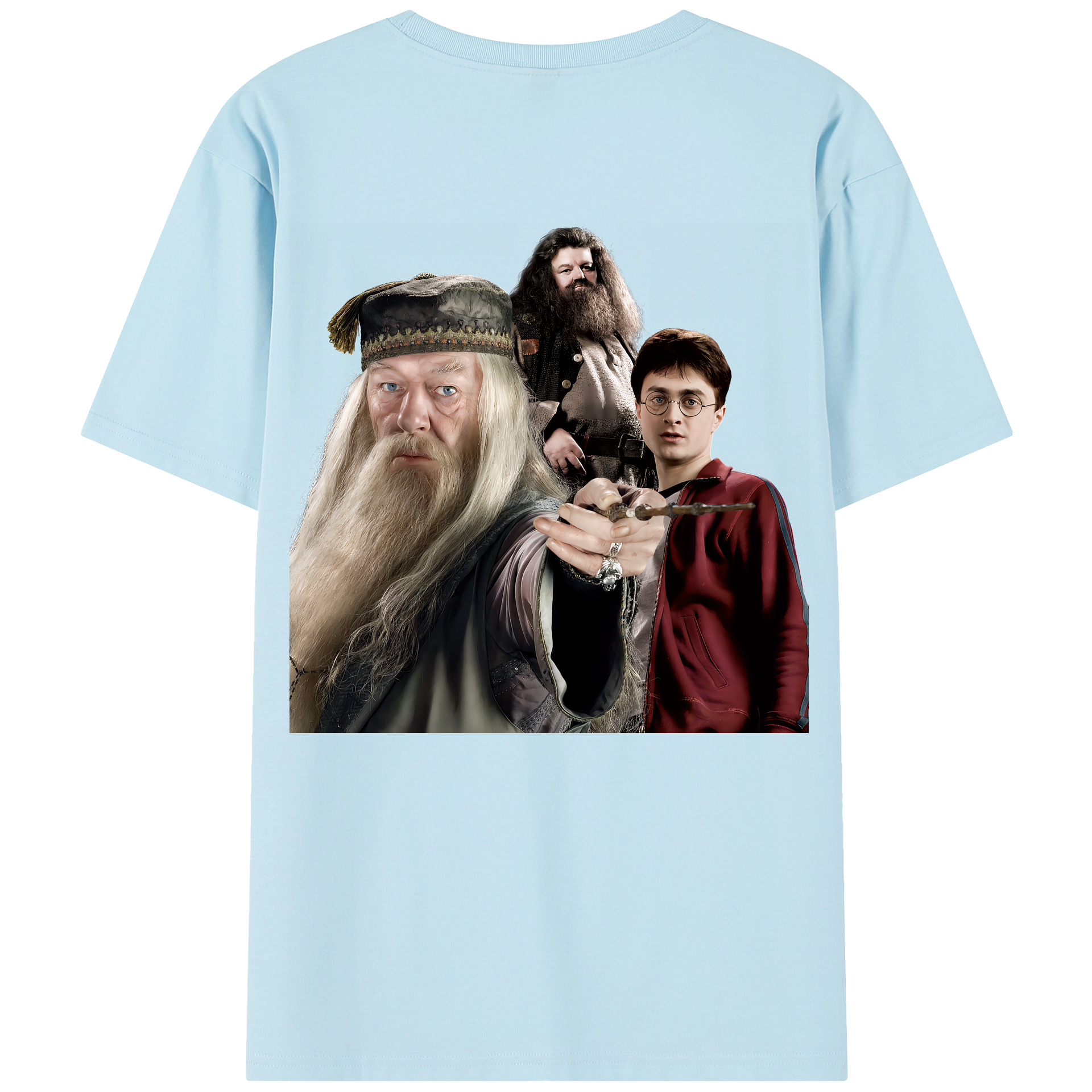 （画像用） Harry Potter ハリー・ポッターシリーズ 綿100％半袖Tシャツ（背面プリント）